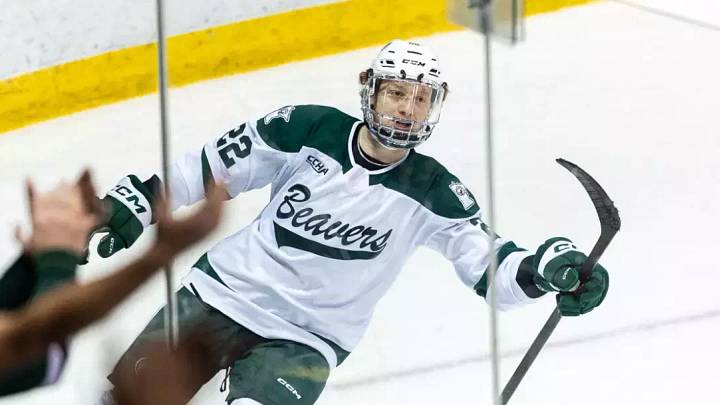 Bemidji State forward Oliver Peer is the 2026-27 CCHA Preseason Player of the Year. Bemidji State forward Oliver Peer is the 2026-27 CCHA Preseason Player of the Year.