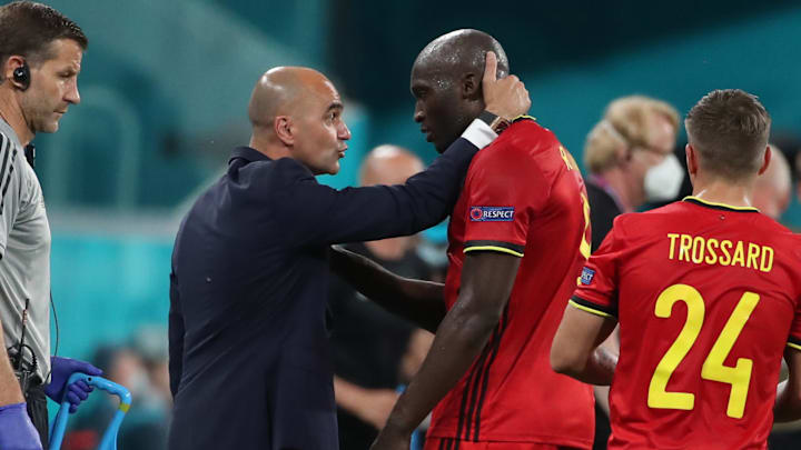 Roberto Martinez e Romelu Lukaku