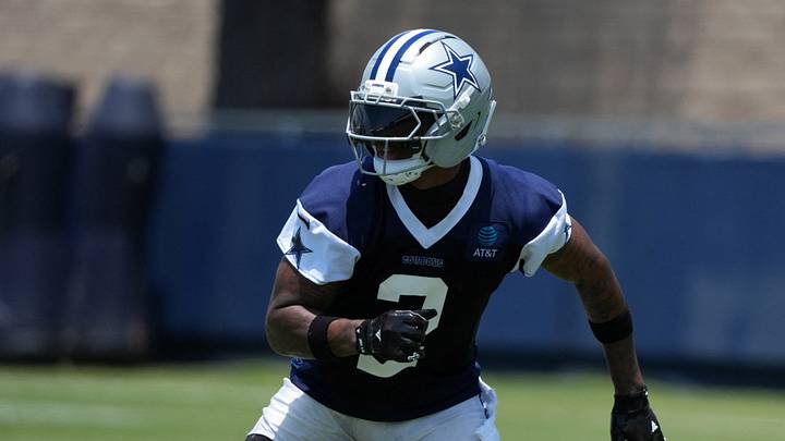Dallas Cowboys safety Juanyeh Thomas during training camp at the River Ridge Fields. Dallas Cowboys safety Juanyeh Thomas during training camp at the River Ridge Fields.