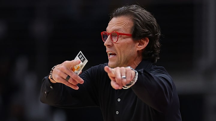 Atlanta Hawks head coach Quin Snyder