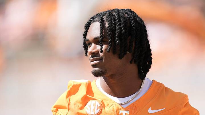 Tennessee defensive back Jermod McCoy (3) before a college football game between Tennessee and UAB at Neyland Stadium in Knoxville, Tenn., on Sept. 20, 2025.
