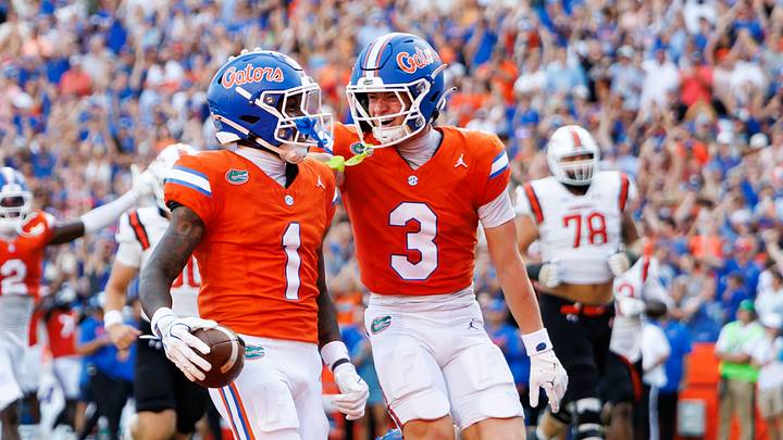 Florida Gators wide receivers Vernell Brown III and Bailey Stockton were both on the team's availability report leading up to Saturday's game against Georgia. Florida Gators wide receivers Vernell Brown III and Bailey Stockton were both on the team's availability report leading up to Saturday's game against Georgia.