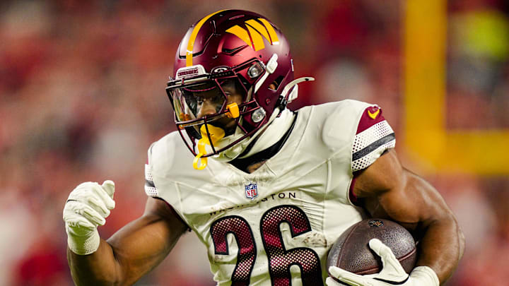 Washington Commanders running back Jeremy McNichols