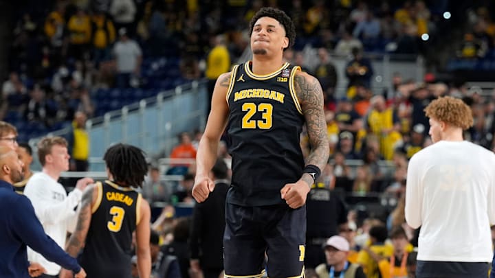 Michigan forward Yaxel Lendeborg (23)