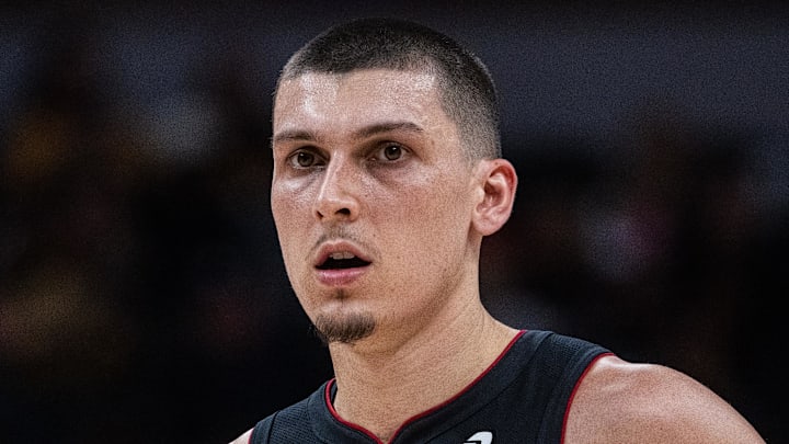 Miami Heat guard Tyler Herro (14) in the second half against the Indiana Pacers (Mandatory Credit: Trevor Ruszkowski-Imagn Images) Miami Heat guard Tyler Herro (14) in the second half against the Indiana Pacers (Mandatory Credit: Trevor Ruszkowski-Imagn Images)