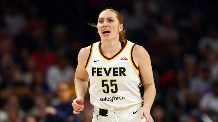 Indiana Fever forward Chloe Bibby (55) Indiana Fever forward Chloe Bibby (55)