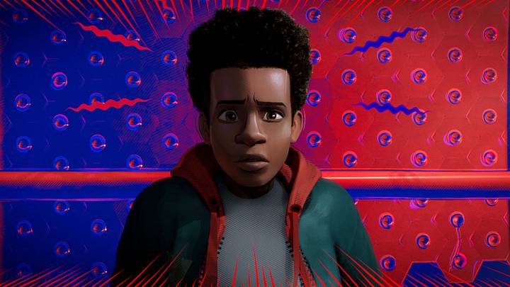 Miles Morales in Sony Pictures Animation's SPIDER-MAN: INTO THE SPIDER-VERSE.
