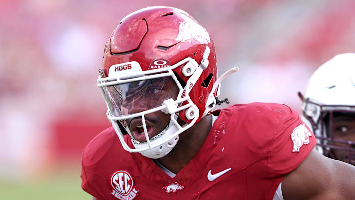 Arkansas Razorbacks running back Mike Washington Jr. Arkansas Razorbacks running back Mike Washington Jr.