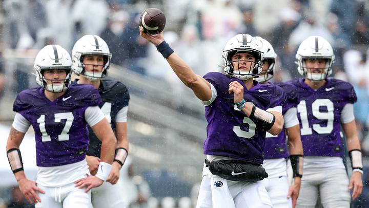Penn State Nittany Lions quarterback Rocco Becht (3)