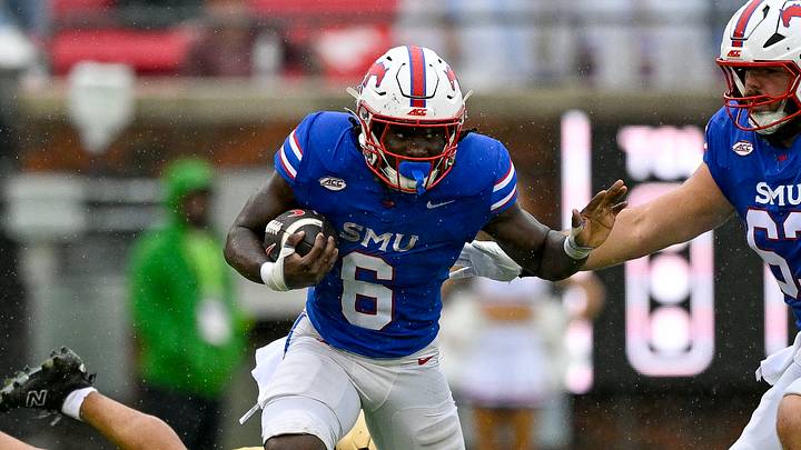 Former Call running back Kendrick Raphael, who is now SMU's leading rusher Former Call running back Kendrick Raphael, who is now SMU's leading rusher