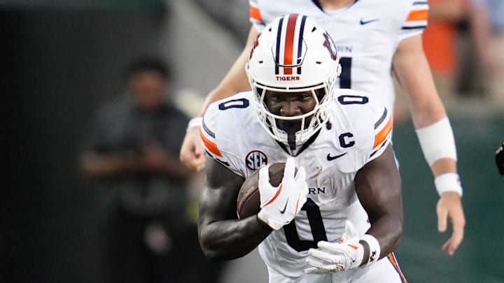 Auburn Tigers running back Damari Alston had a strong performance against Baylor before missing the Ball State game. Auburn Tigers running back Damari Alston had a strong performance against Baylor before missing the Ball State game.