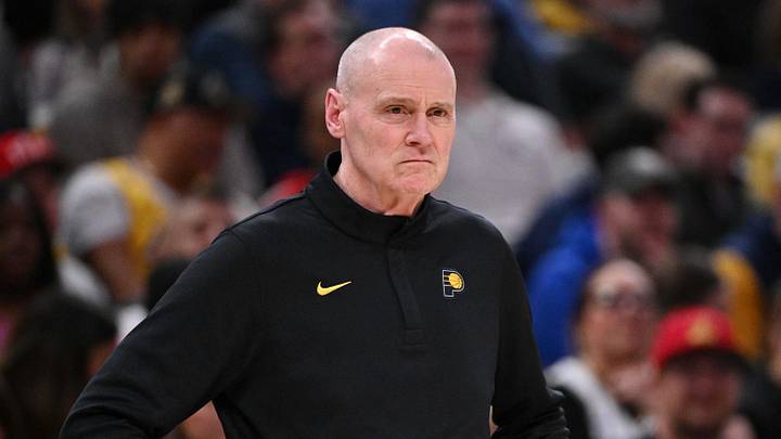 Mar 25, 2026; Indianapolis, Indiana, USA; Indiana Pacers head coach Rick Carlisle stands on the sideline during the first quarter against the Los Angeles Lakers at Gainbridge Fieldhouse. Mandatory Credit: Marc Lebryk-Imagn Images Mar 25, 2026; Indianapolis, Indiana, USA; Indiana Pacers head coach Rick Carlisle stands on the sideline during the first quarter against the Los Angeles Lakers at Gainbridge Fieldhouse. Mandatory Credit: Marc Lebryk-Imagn Images