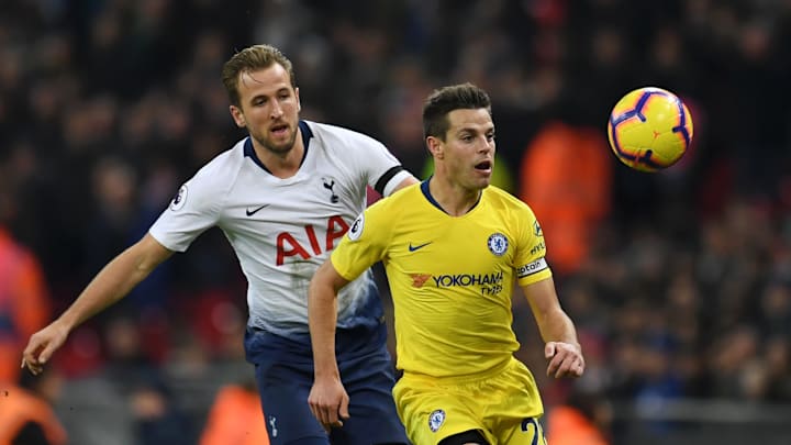 Harry Kane y César Azpilicueta