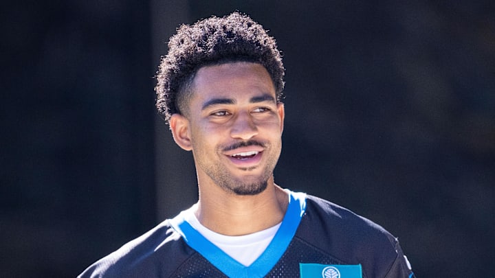 Carolina Panthers quarterback Bryce Young