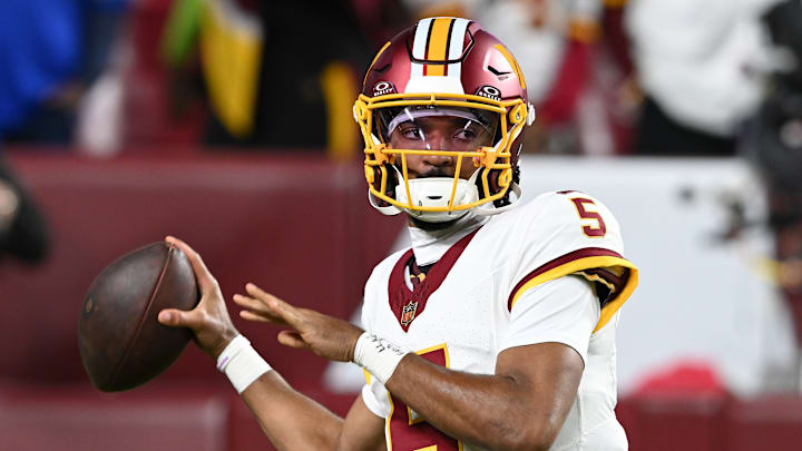 Washington Commanders quarterback Jayden Daniels Washington Commanders quarterback Jayden Daniels