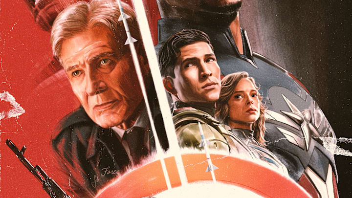 Official key art for Captain America: Brave New World. 