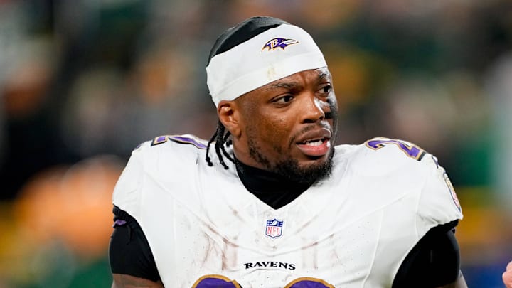 Baltimore Ravens running back Derrick Henry
