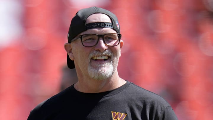 Washington Commanders head coach Dan Quinn