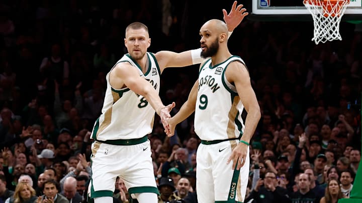 Boston Celtics, Kristaps Porzingis, Derrick White, Kristaps Porzingis injury