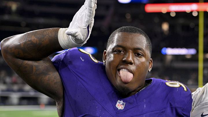 Baltimore Ravens defensive tackle Aeneas Peebles