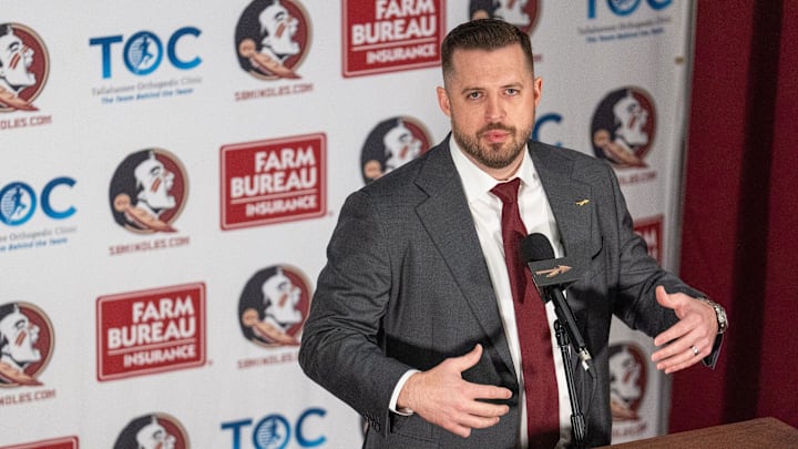 Luke Loucks is in his first season as Florida State's men's basketball head coach.