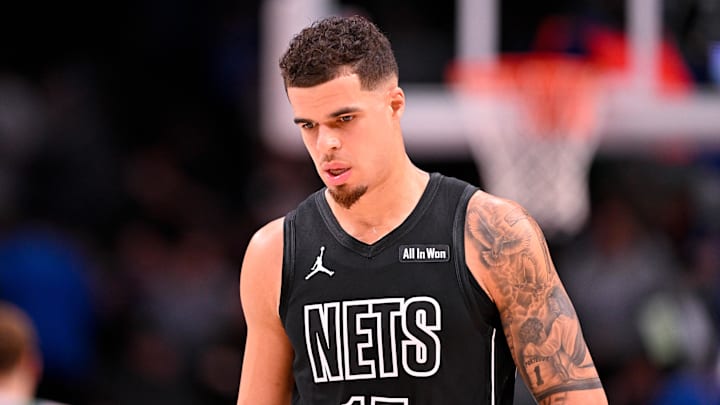 Jan 12, 2026; Dallas, Texas, USA; Brooklyn Nets forward Michael Porter Jr. (17) walks back up the court at the end of the game against the Dallas Mavericks at the American Airlines Center. Mandatory Credit: Jerome Miron-Imagn Images Jan 12, 2026; Dallas, Texas, USA; Brooklyn Nets forward Michael Porter Jr. (17) walks back up the court at the end of the game against the Dallas Mavericks at the American Airlines Center. Mandatory Credit: Jerome Miron-Imagn Images