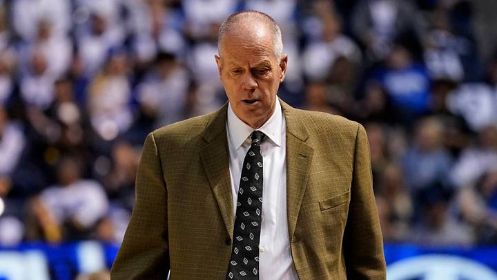 Feb 14, 2026; Provo, Utah, USA; Colorado Buffaloes head coach Tad Boyle as seen during the first half against the BYU Cougars at the Marriott Center. Mandatory Credit: Aaron Baker-Imagn Images