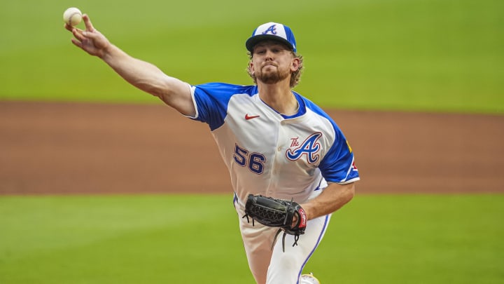 Atlanta Braves pitcher Spencer Schwellenbach was masterful in his start against the Philadelphia Phillies. Atlanta Braves pitcher Spencer Schwellenbach was masterful in his start against the Philadelphia Phillies.