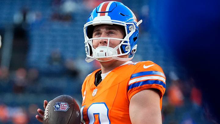 Denver Broncos quarterback Bo Nix
