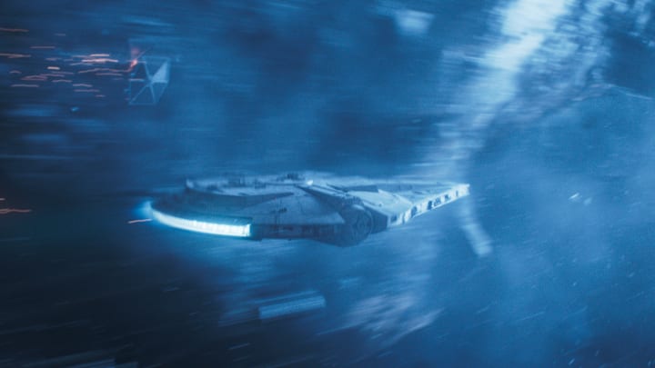 The Millennium Falcon in SOLO: A STAR WARS STORY.
