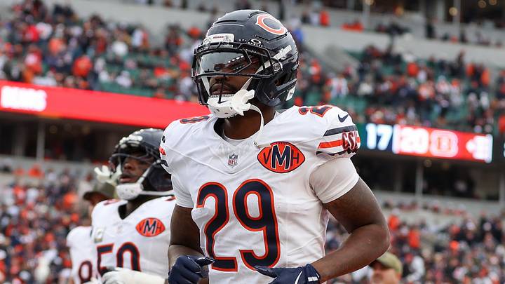 Chicago Bears cornerback Tyrique Stevenson