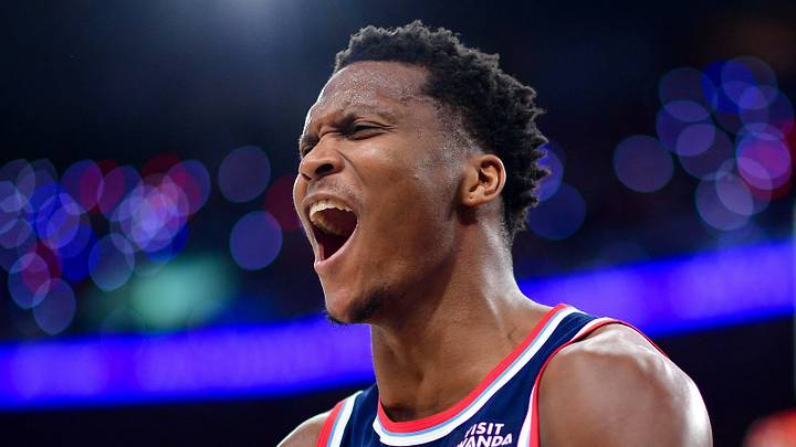 Mar 9, 2026; Inglewood, California, USA; Los Angeles Clippers guard Bennedict Mathurin (9) reacts after scoring a basket and drawing the foul against the New York Knicks during the second half at Intuit Dome. Mandatory Credit: Gary A. Vasquez-Imagn Images Mar 9, 2026; Inglewood, California, USA; Los Angeles Clippers guard Bennedict Mathurin (9) reacts after scoring a basket and drawing the foul against the New York Knicks during the second half at Intuit Dome. Mandatory Credit: Gary A. Vasquez-Imagn Images