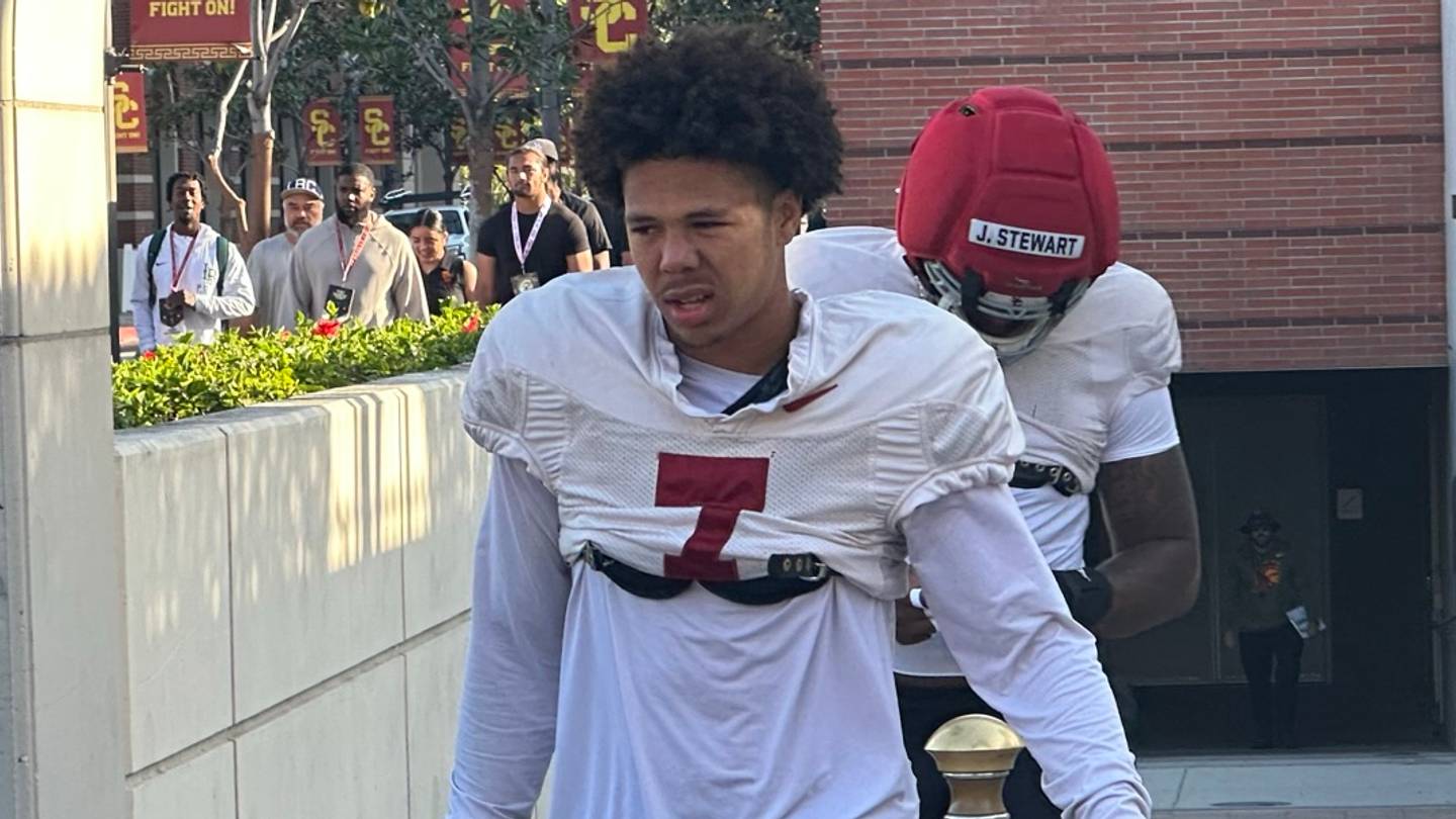 Cover art for USC Trojans Prepare for Physical Challenge vs. Wisconsin