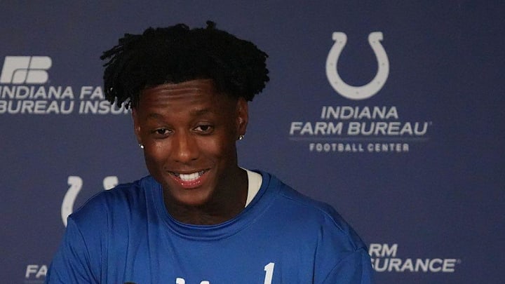 Indianapolis Colts cornerback Sauce Gardner Indianapolis Colts cornerback Sauce Gardner