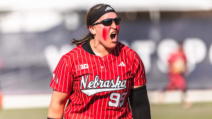 Nebraska softball freshman Alexis Jensen earned a win over Wisconsin on Friday, April 10. Nebraska softball freshman Alexis Jensen earned a win over Wisconsin on Friday, April 10.