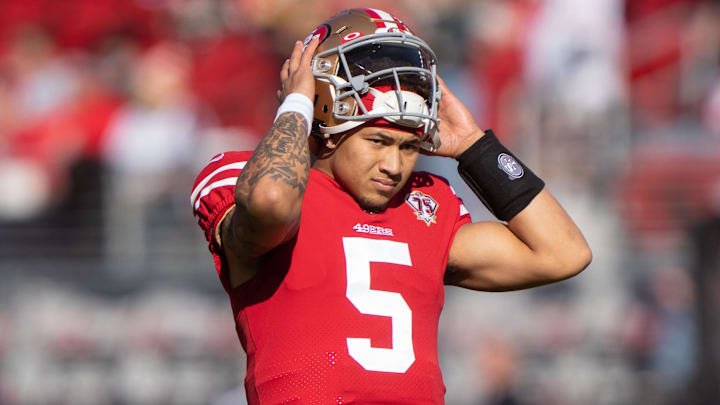 San Francisco 49ers quarterback Trey Lance San Francisco 49ers quarterback Trey Lance