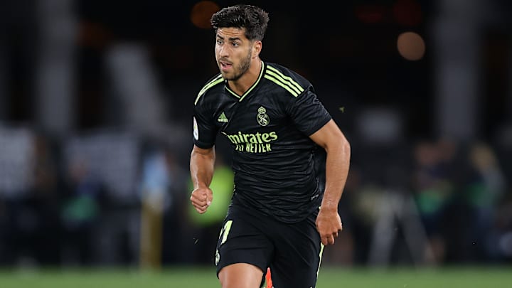 Real Madrid star Marco Asensio in La Liga action