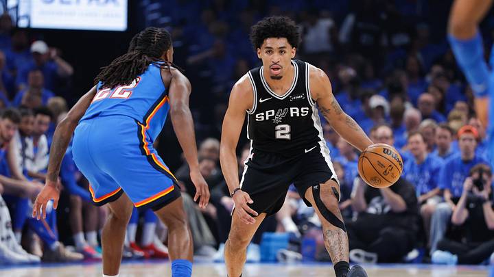 San Antonio Spurs guard Dylan Harper. San Antonio Spurs guard Dylan Harper.