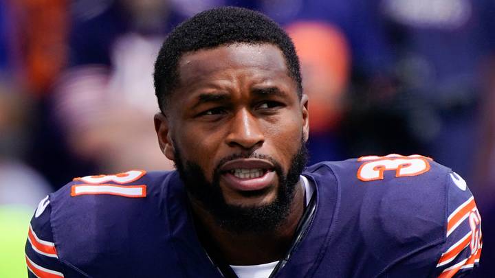 Aug 10, 2024; Orchard Park, New York, USA; Chicago Bears safety Kevin Byard III (31) prior to the game against the Buffalo Bills at Highmark Stadium. Mandatory Credit: Gregory Fisher-USA TODAY Sports Aug 10, 2024; Orchard Park, New York, USA; Chicago Bears safety Kevin Byard III (31) prior to the game against the Buffalo Bills at Highmark Stadium. Mandatory Credit: Gregory Fisher-USA TODAY Sports
