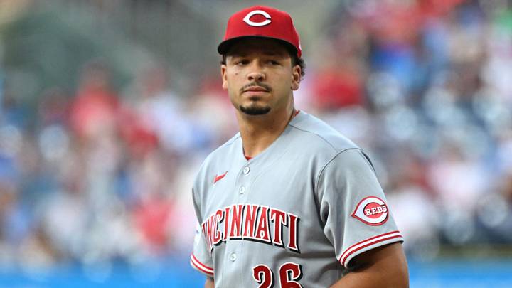 Cincinnati Reds pitcher Chase Burns (26) throws a pitch