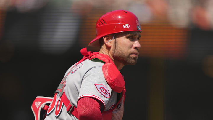 Cincinnati Reds catcher Austin Wynns