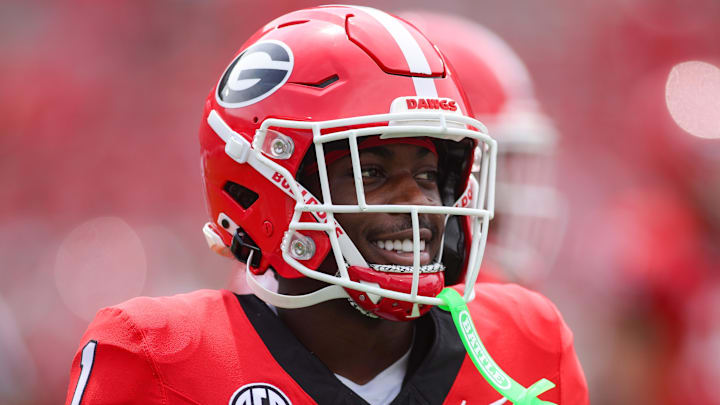 Georgia Bulldogs wide receiver Zachariah Branch 