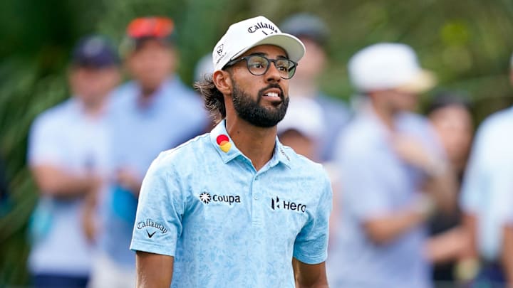 Akshay Bhatia missed the cut at the Hero Indian Open with a first-round 77. Akshay Bhatia missed the cut at the Hero Indian Open with a first-round 77.