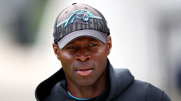 Carolina Panthers defebnsive coordinator Ejiro Evero