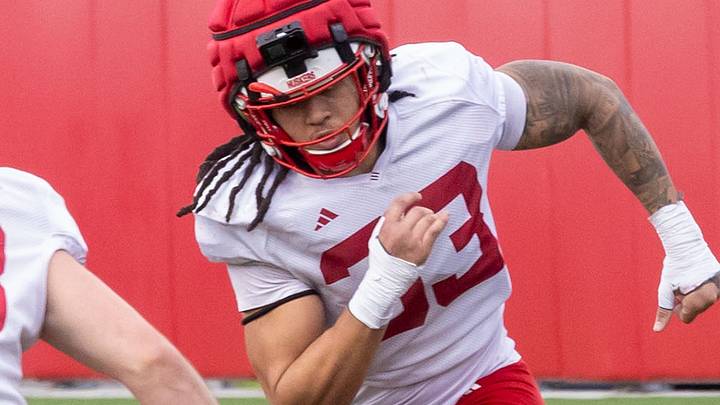 Linebacker Owen Chambliss takes part in a spring practice after his transfer last winter from San Diego State. Linebacker Owen Chambliss takes part in a spring practice after his transfer last winter from San Diego State.