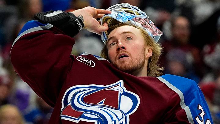 Jan 23, 2026; Denver, Colorado, USA; Colorado Avalanche goaltender MacKenzie Blackwood (39) before the game against the Philadelphia Flyers at Ball Arena. Mandatory Credit: Ron Chenoy-Imagn Images Jan 23, 2026; Denver, Colorado, USA; Colorado Avalanche goaltender MacKenzie Blackwood (39) before the game against the Philadelphia Flyers at Ball Arena. Mandatory Credit: Ron Chenoy-Imagn Images