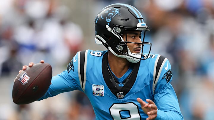 Carolina Panthers quarterback Bryce Young