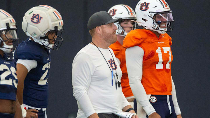 The Auburn Tigers were ranked at No. 61 in USA Today's ranking of all 138 College Football teams, just behind the USF Bulls