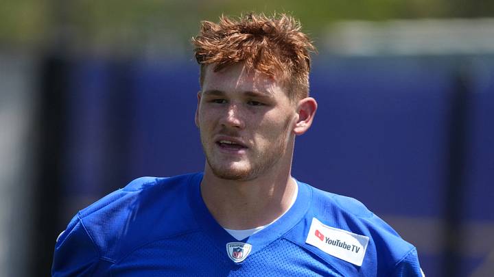 Los Angeles Rams tight end Terrance Ferguson. Los Angeles Rams tight end Terrance Ferguson.