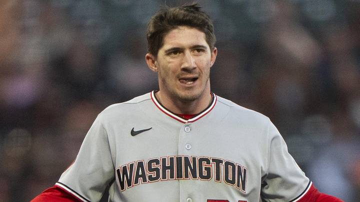 Washington Nationals center fielder Jacob Young